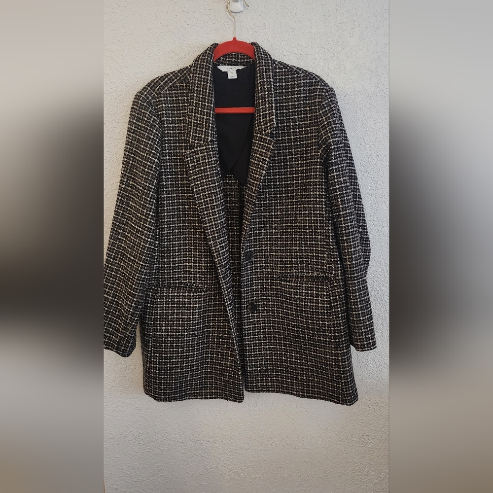 Old Navy XL Blazer Coat Brn/Blk/Tan